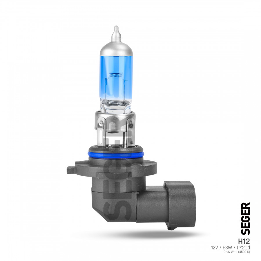 H12 (9055) 12V 53W PZ20d Crystal White (4.500K Beyaz Işık)
